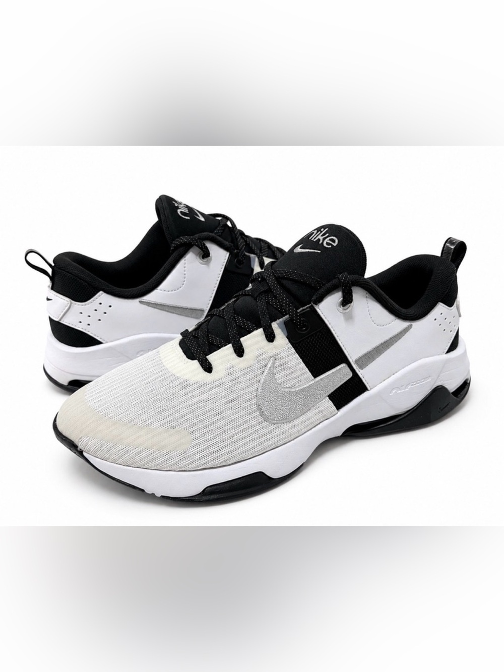 Nike Air Max Alpha Trainer 5 Men’s Size 12 White Black Silver DV3739-100